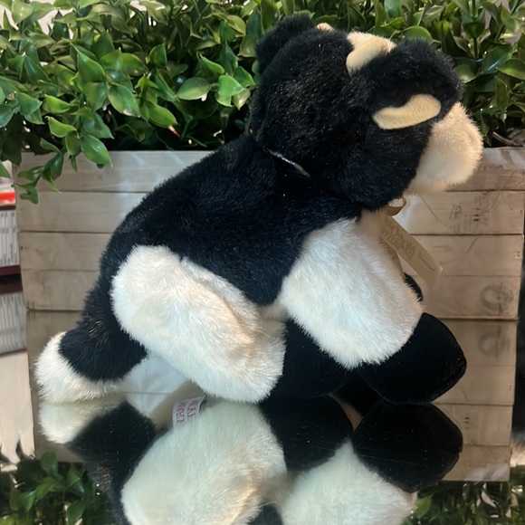 Vintage Mary Meyer Cow Plush Stuffed Animal 10" Black White - Picture 7 of 8